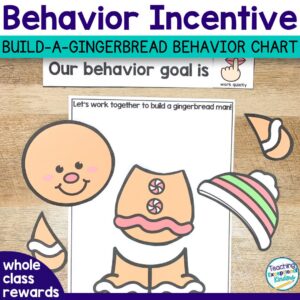 Gingerbread Man Build a Reward Behavior Chart