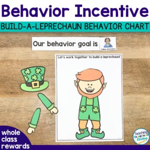 St. Patricks Day Leprechaun Build a Reward Behavior Chart