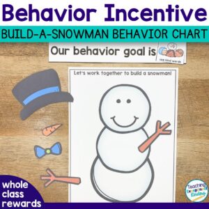 Snowman Build a Reward Behavior Chart