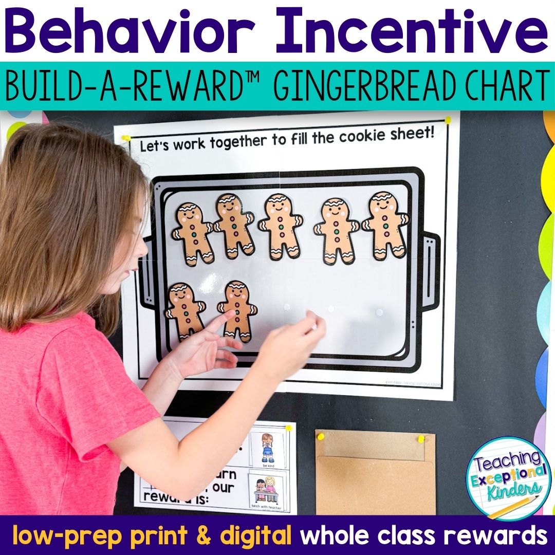 Gingerbread Cookie Build-a-Reward Behavior Incentive System
