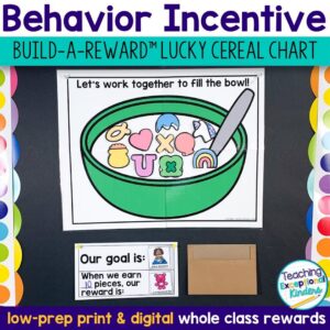 Lucky Cereal Build a Reward Scene Behavior Chart