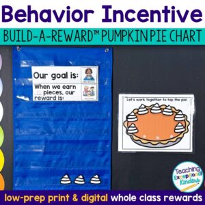 Thanksgiving Pumpkin Pie Build a Reward Scenes Behavior Chart