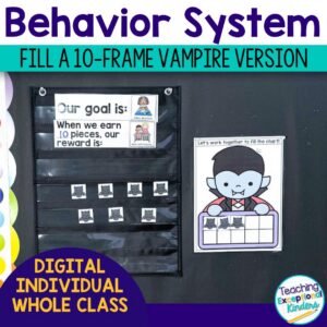 Vampire 10 Frame Behavior System Halloween