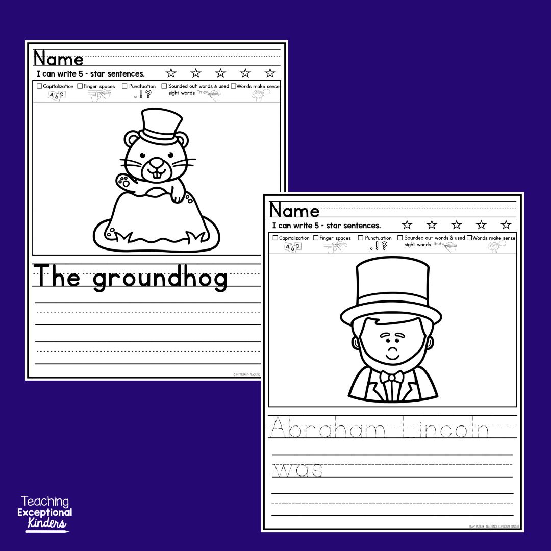 February Picture Writing Prompts
