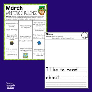 March Writing Challenge