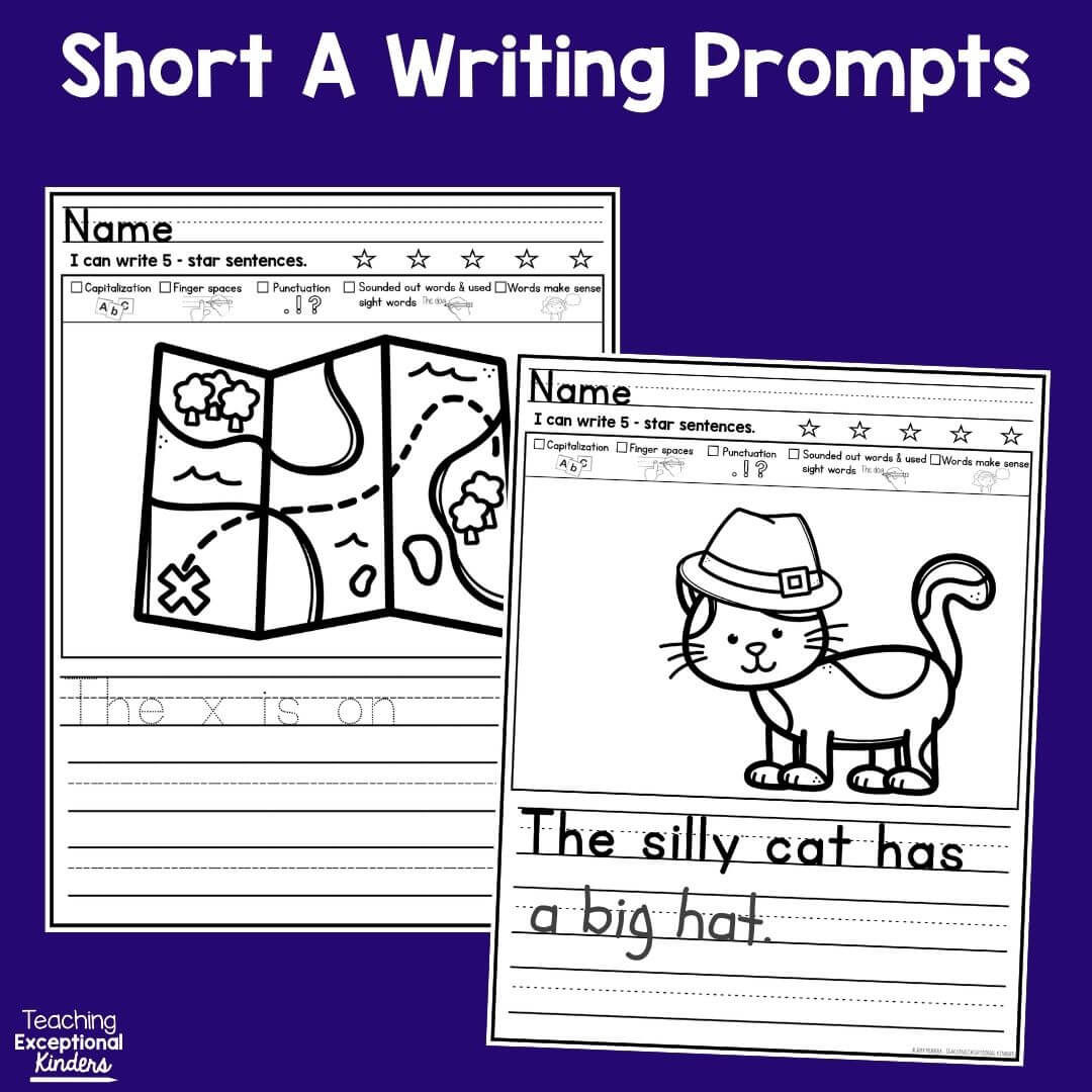 Short A Writing Prompts