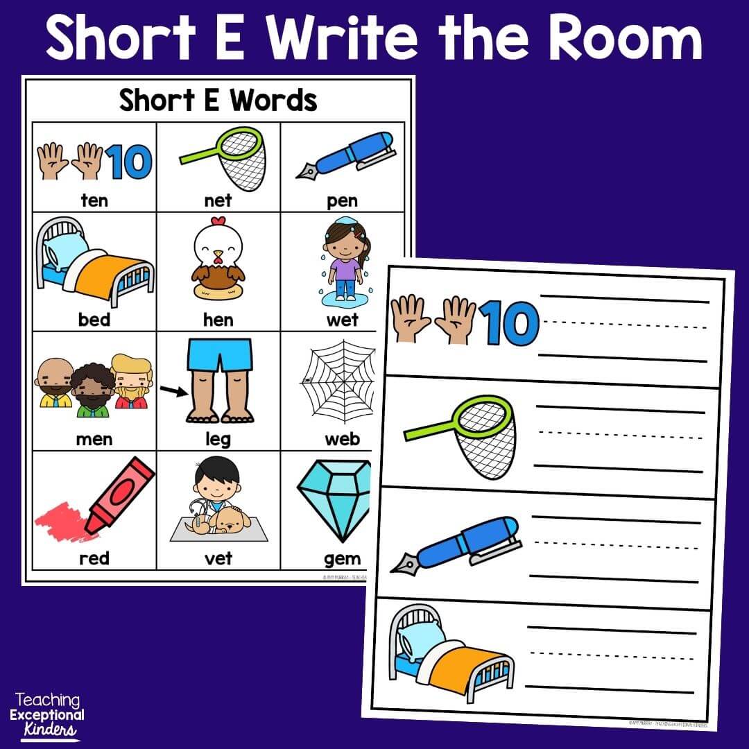 Short E CVC Write the Room Center