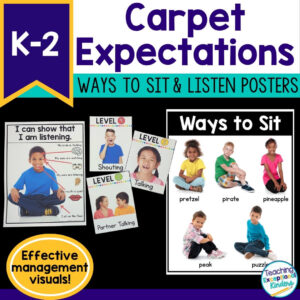 Carpet Expectations Listening and Voice Level Posters